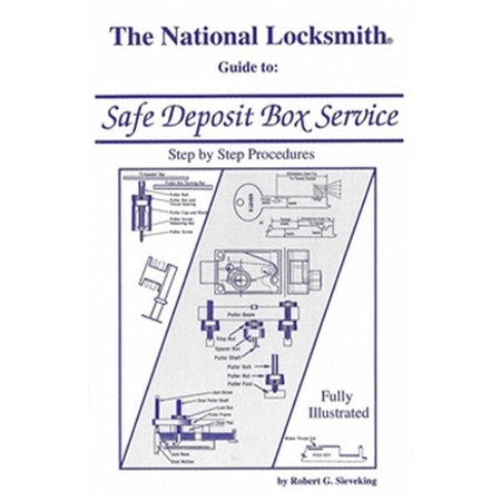 SIEVEKING The National Locksmith Guide Safe Deposit Box Service Book SVK-SDBS-BOOK